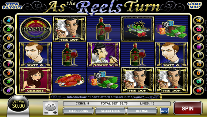 As the Reels Turn slot reels from Rival Gaming