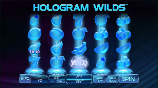 Hologram Wilds slot reels from PlayTech