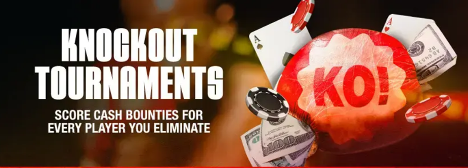 Ignition Poker knockout tournaments: score cash bounties for every player you eliminate